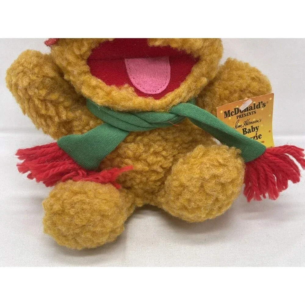 1987 McDonald's Baby Fozzie Bear Muppets Hat Jim Plush Henson Stuffed Animal